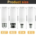 thumbnail image 3 of Gostoto E12/E14/E27/B22 Base LED Flame Light Bulbs 3 Modes Fire Light Bulbs Flame Bulb Flickering Light Bulbs Outdoor Indoor Home, 3 of 6
