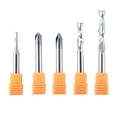 thumbnail image 1 of SpeTool 5 Pcs CNC Router Bit Sets Cabide Bit 1/4 Inch Shank Up Down Cut V Groove for Woodwork Beginner Engraving Slot, 1 of 6
