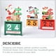 thumbnail image 4 of Kearding Adorno de escritorio Decoración de Navidad Regalo de Navidad Decoraciones para el hogar Accesorios para festivales Calendario ornamental Kits de decoración para fiestas Patrón de ciervo Kearding HA069462-03, 4 of 6