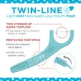 thumbnail image 2 of Dual-line dental floss toothpicks, 75 pieces (4 packs) & mini mint dental floss toothpicks with travel case, 12 pieces (colors may vary), 2 of 4