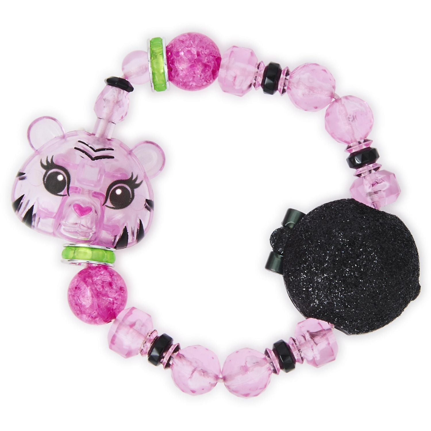 Twisty Petz Beauty, Series 5, Lashes Tiger Collectible Bracelet with Lip Gloss, for Kids Aged 4 and up
