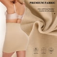 thumbnail image 4 of MANIFIQUE Shapewear Dress Slip for Women Half Slip Tummy Control Skirt Under Dress Seamless Body Shaper Dress, 4 of 6