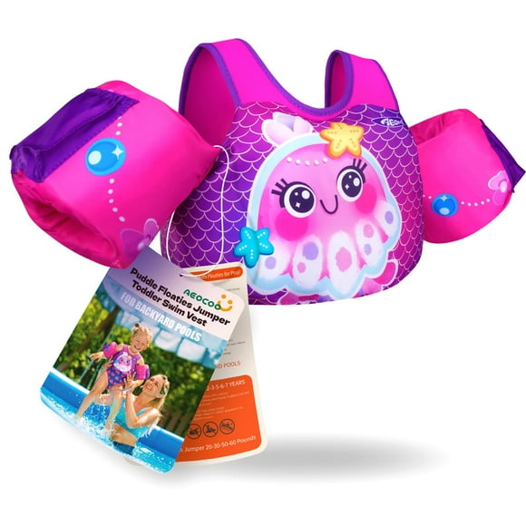 Chaleco de natación AEOCOO Puddle Float Jumper 9-14-23-27-32 kg 1-3-5-6-9 años