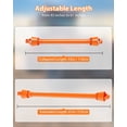thumbnail image 2 of PTO Drive Shaft 1 3/8" PTO Shaft, 6Sp-lineEnd Round End PTO Driveline Shaft, Series 4 Tractor Brush Hog PTO Shaft for Bush Hog,Finish Mower,Rotary Cutter, 2 of 6