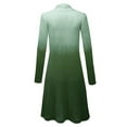 thumbnail image 3 of MBJ WSK1079 Womens Ombre Open Front Long Cardigan XXXL OLIVE, 3 of 3