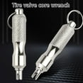 thumbnail image 6 of hejhncii 2Pcs Stainless Steels Tire Repair Tool Tyre Valves Cores Remover Tool with Keyring, 6 of 9