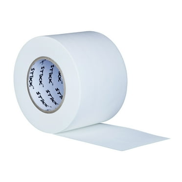 4" x 60 Yard 55 Meter STIKK White Gaffers Tape No Residue Cloth Matte Finish