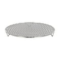 thumbnail image 4 of Feimier Grille Ronde de 27cm en Acier Inoxydable Tapis de Barbecue au Charbon Électrique Extérieur, Jardin et Extérieur, 4 of 11