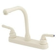 thumbnail image 2 of Empire Brass Faucet U-YBB800RSB Ultra Line; Used For Kitchen; Single Piece 8 Inch Deck-Mount; High-Rise Spout; 2 Teapot Handle; Biscuit/Plastic, 2 of 4