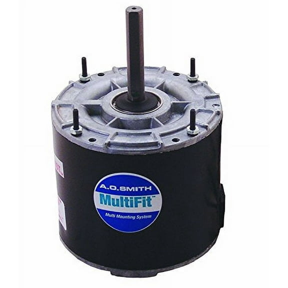 Condenser Fan Motor 5" Diameter Multifit 1/4, 1/5, 1/6 hp; 1075 RPM 230V Century # 9723 by Century Electric Motors