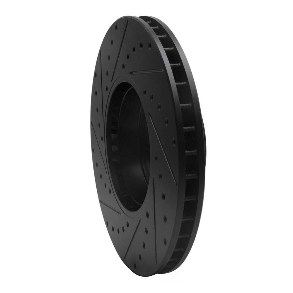 Dynamic Friction Company 633-31051R DFC Brake Rotor - Drilled And Slotted - Black