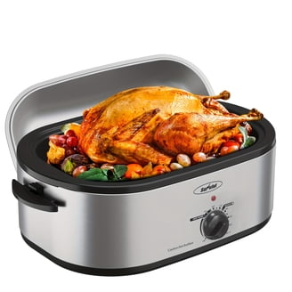 Ronco EZ-Store Rotisserie Oven, Large Capacity, Red, with Digital