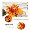 thumbnail image 5 of DIY Crafts Wreath Insert Artificial Maple Leaf Pumpkin Berry Branches Artificial Maple Leaf Ornament Harvest  Autumn Decoration Pumpkin Maple Leaf Decor Halloween Decor B6, 5 of 8