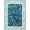 Dark Blue/Light Blue, variant on SAFAVIEH Martha Stewart Kyler Floral Machine Washable Area Rug, Dark Blue/Light Blue, 4' x 6'
