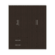 thumbnail image 2 of MOBI Ropero de Madera modelo Gardenia color Chocolate largo 152 cm Armario Closet Organizador, 2 of 5