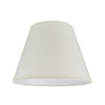 thumbnail image 2 of Aspen Creative 32029 Transitional Hardback Empire Shape Spider Construction Lamp Shade in Ivory, 9" wide (5" x 9" x 7"), 2 of 4