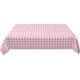 thumbnail image 5 of Rectangle Tablecloth 60x84 Inch, Pink Buffalo Plaid Rectangle Table Cloth Water Resistant Tabletop Covers Wipe Clean Table Cover for Restaurant, Picnic, Indoor and Outdoor Dining, 5 of 8