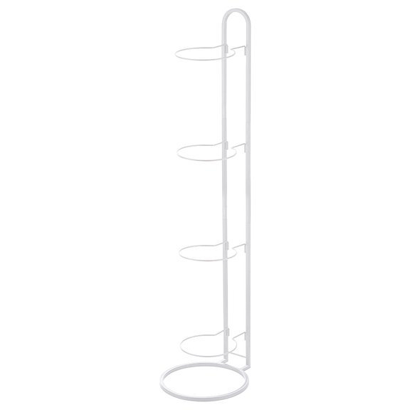cpengpj Sports Equipment Organizer Ball Storage Rack Freestanding Basketball Holder Vertical Garage Ball Storage Display Stand for Volleyball Football Badminton