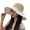 Beige, variant on Bucket Hat Women Bow Knot Fisherman Cap Outdoor Wide Brim Knitted Breathable Contrast Color Sunshade Summer Hat