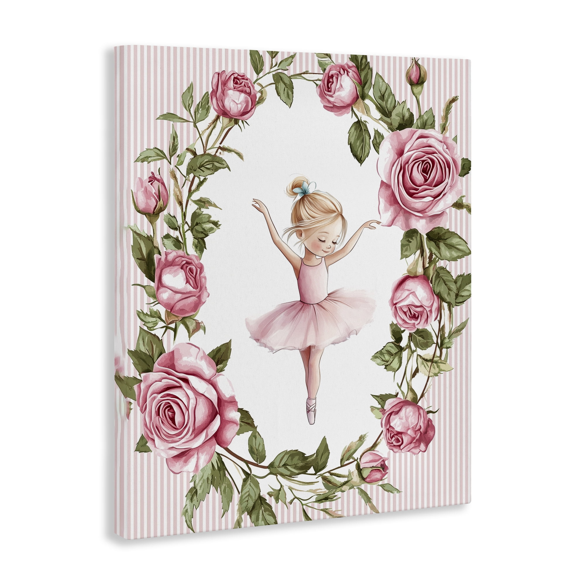 Stupell Industries Little Rose Dance Canvas Wall Art, design by Christine Simpson Art