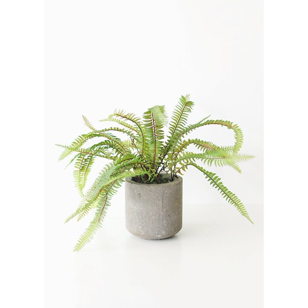 Artificial Fern Plant in Pot 16&quot; Tall