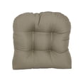 thumbnail image 2 of Blazing Needles 93184-2CH-PO-013 19 in. U-Shaped Premium Outdoor Tufted Dining Chair Cushions, Pinehurst Flagstone - Set of 2, 2 of 2