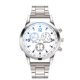 thumbnail image 1 of Reloj de cuarzo para hombre con correa de acero y tres ojos de cristal azul claro colorido, reloj de regalo para hombre, 1 of 6