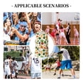 thumbnail image 6 of Pofeuu Lemon Fruits Vegetables Print Basketball Jersey, Shirts for Men Youth Basketball Jersey Crew Neck-Medium, 6 of 6