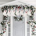 thumbnail image 3 of Calcetines de Navidad de Año Nuevo, medias de punto con letras del alfabeto, copo de nieve rojo, decoración de árbol de Navidad para el hogar, regalo de Navidad, 3 of 4