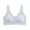 Gray, variant on Womens Bras No Underwire Full Support Floral Lace Seamless Full Coverage Push Up No Underwire Soft Everyday Bra,Purple 1,34 C