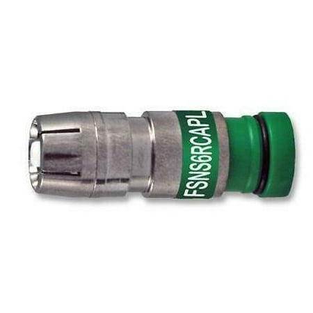 Belden FSNS6RCAPL Snap-N-Seal RG6 RCA Connector, Plenum, Bag/25