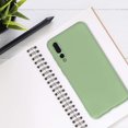 thumbnail image 2 of IBAOLE Étui Compatible avec Huawei P20 Pro - Étui Souple TPU Mince Protectrice pour Téléphone - Vert matcha Néon Rose, 2 of 7