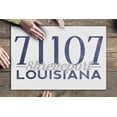 thumbnail image 3 of Shreveport, Louisiana, 71107 Zip Code (Blue) (19x27 inches, Premium 500 Piece Jigsaw Puzzle for Adults and Family, Made in USA), 3 of 4