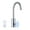 Chrome, variant on WOWOW Touchless Bathroom Faucet - Tall Automatic Bathroom Sink Faucet with Single Hole, Control Box and Temperature Mixer for Vanity with Deck Plate, Gold