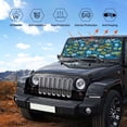 thumbnail image 6 of Disketp Windshield Sun Shade, Car Sun Shade For Front Window Machinery Road Construction Sunshades Sun Visor Protector Blocks Uv Rays Foldable, 6 of 9