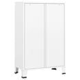thumbnail image 3 of vidaXL Armoire Industrielle Blanche 67x35x107 cm Acier, 3 of 5
