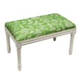 thumbnail image 2 of 123 Creations Jade Green Canton Garden Bench with Antique White Finish, 2 of 3