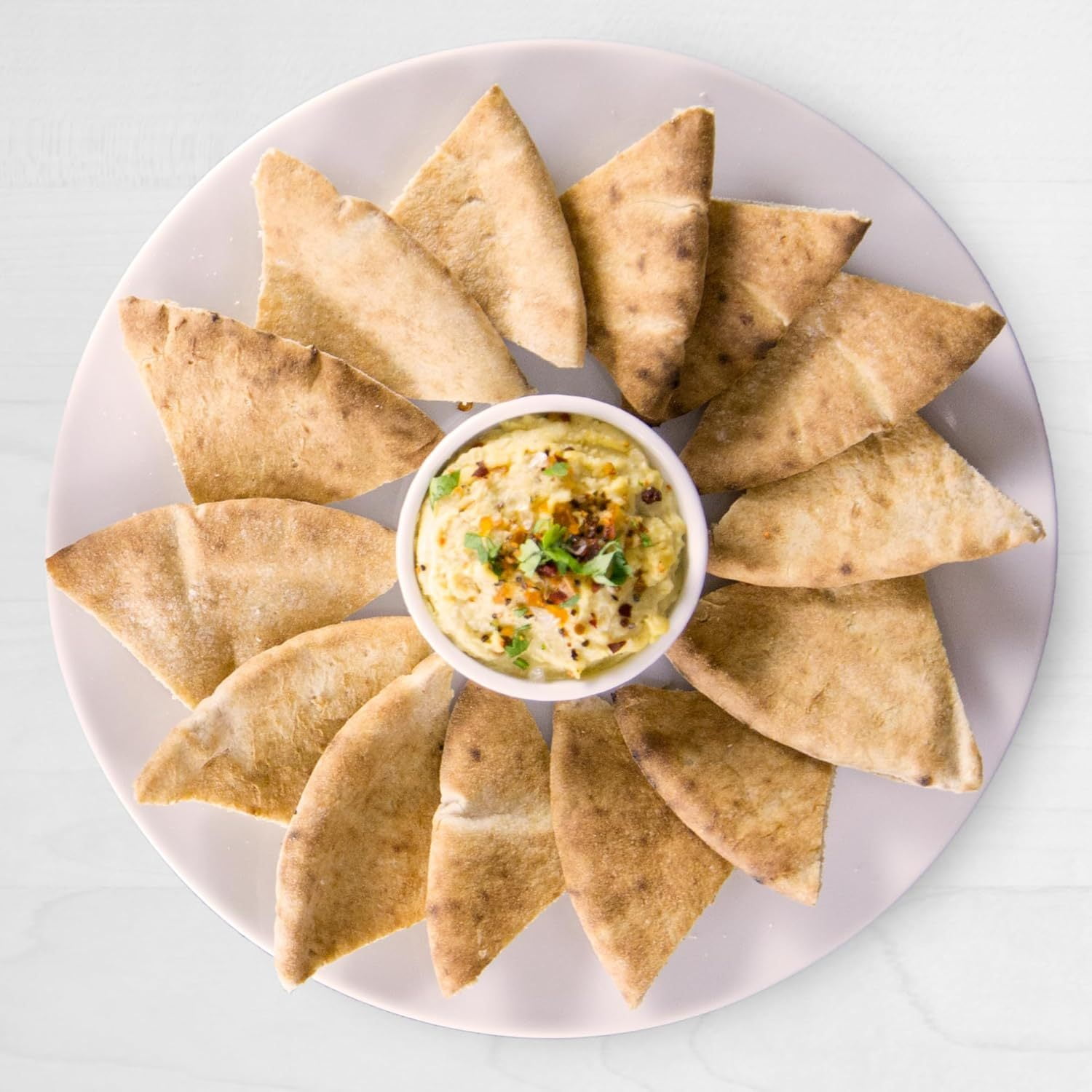 Toufayan Sweet Onion Pita Bread | Vegan | Kosher (3 Pack, 18 Wraps Total)