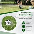 5FT x 7FT Soccer Goal W/Allweather Net for Kids Backyard Training Fast