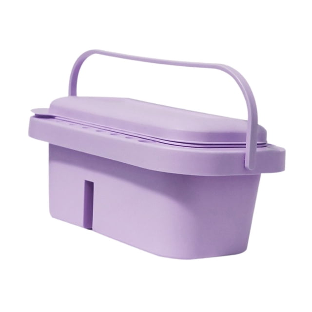 Pincel De Pintura Para Lavabo, Multifuncional, Para El Hogar, Pintura Gouache, Limpiador De Pintura, Color Morado