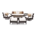 thumbnail image 1 of RST Brands Barcelo 7 Piece Conversation Set with Swivel Club Chairs, 1 of 2
