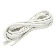 Uxcell 5M/16.4Ft Silicone Window Screen Spline Sealing Strip, 6.5mm OD White