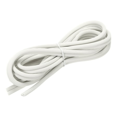 Uxcell 5M/16.4Ft Silicone Window Screen Spline Sealing Strip, 6.5mm OD White