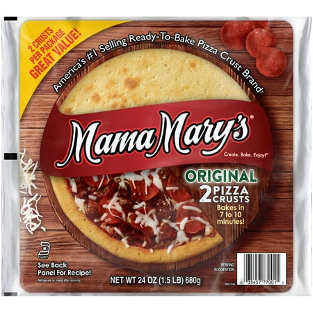 (3 Pack) Mama Mary'sâ¢ Original Pizza Crusts 2 ct (The Best Paleo Pizza Crust)