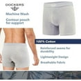 thumbnail image 7 of DOCKERS Mens Boxer Briefs Breathable Cotton Underwear for Men Pack of 5, 7 of 7