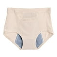 thumbnail image 5 of Daznico Womens Underwear - Women Menstrual Pocket Pocket High Waist Anti Leakage Pants - Panties for Women,Color:Khaki,Size:XXL, 5 of 5
