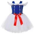thumbnail image 3 of Disfraz de marinero de la marina para niños, vestidos de cosplay de Halloween para niñas, ropa de fiesta de carnaval, vestido de princesa con tutú elegante, sombrero y guantes, 3 of 5