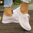 thumbnail image 6 of Pandaie Womens Walking Shoes Breathable Running Tennis Slip on Sneakers Sport Workout Gym Athletic Casual Shoes for Travel Work Red 7, 6 of 9