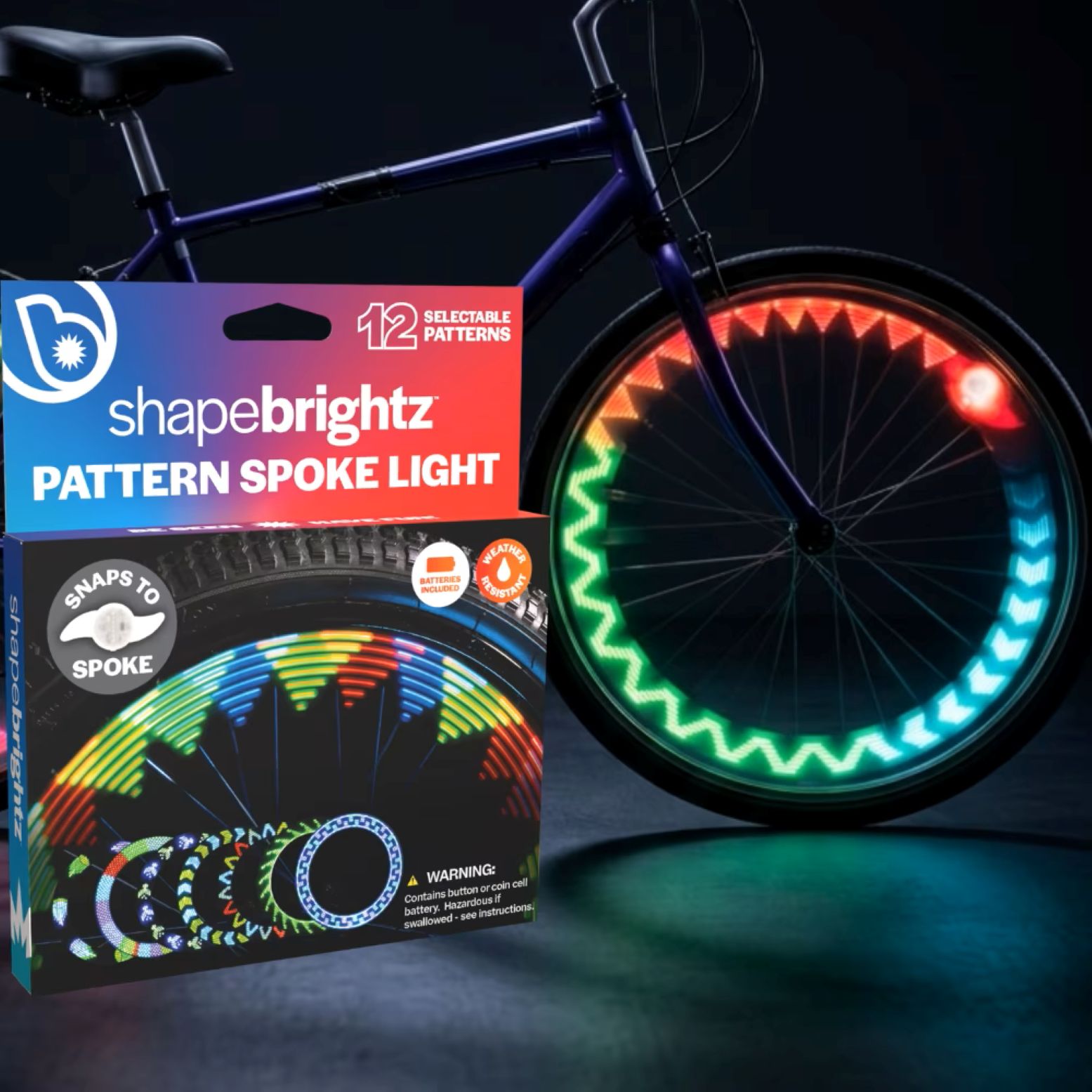 Brightz Shapebrightz 12-in-1 LED Bike Spoke Light photo 7