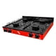 thumbnail image 1 of Parrilla A Gas 4 quemadores Iusa Caper Roja, 1 of 9